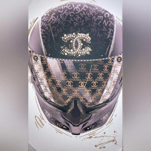 CHANEL FRAMED CANVAS - Picture 1 of 5